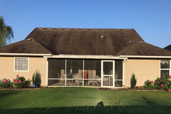 Residential roof cleaning florida